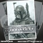 16-Piece Book of Boba Fett Collection:  Packaged Print Set Featuring Star Wars Characters Fennec Shand, Cobb Vanth, Mandalorian, Boba Fett
