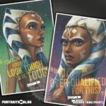 Ahsoka Tano - Portrait Prints of the Togruta Jedi Padawan from Star Wars The Clone Wars and Star Wars Rebels Voiced by Ashley Eckstein